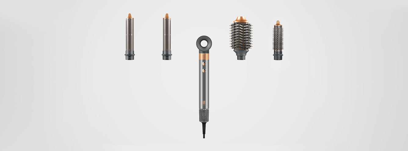 WEBEAUTY Hype-Air (5 IN 1 ) ハイスピードドライヤー All-in-One Curling Iron Set with Temperature Control