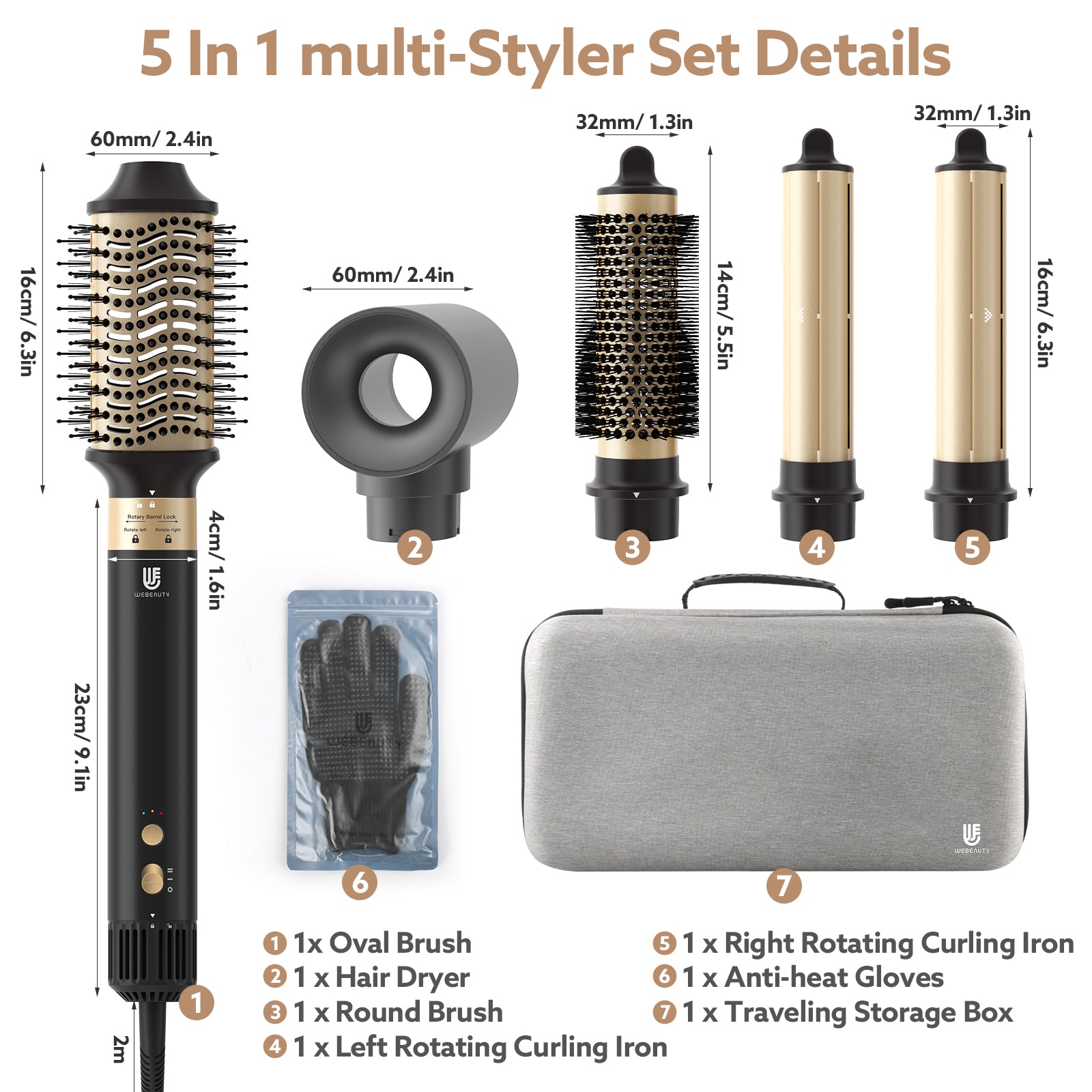 Webeauty Hype-Air 5 in 1