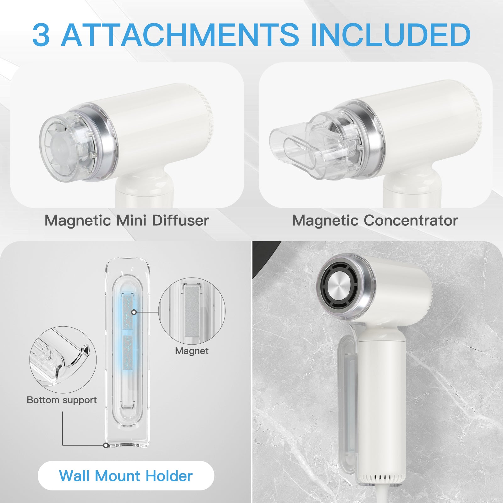 Webeauty Mini Hair Dryer (White)