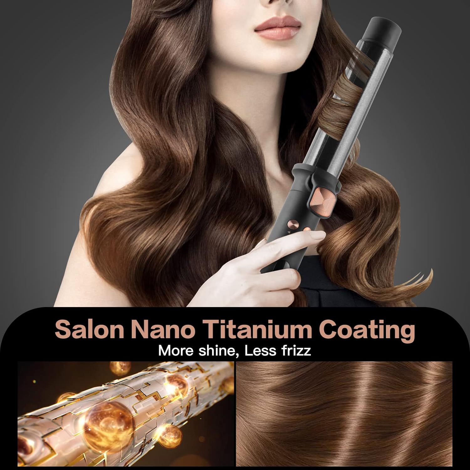 Wechip Self-Rotating Curling Iron