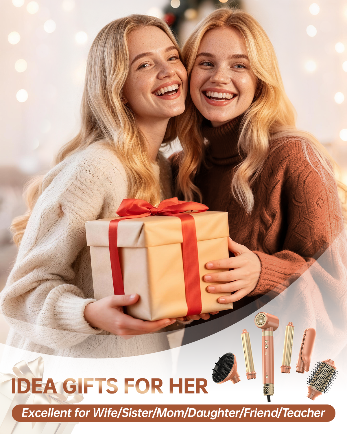 Webeauty Hype Air 6 – Dual Voltage Hair Dryer Brush, Travel Styler