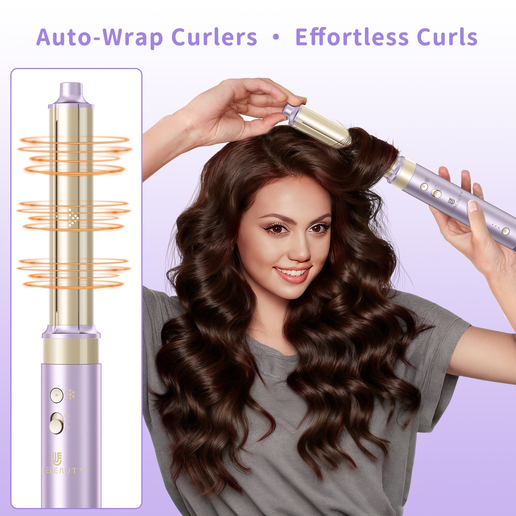 Hair Dryer Brush 8-in-1 Dual Voltage Hot Air Styler