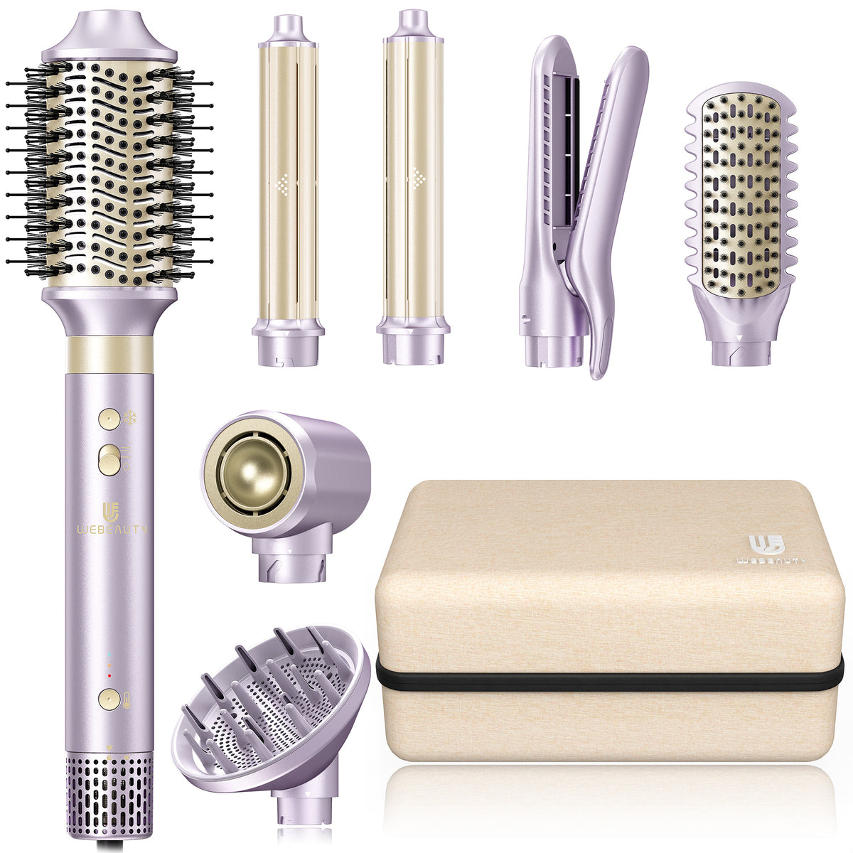 Webeauty Hype Air Styler – Hot Air Brush & Volumizing Dryer (Dual Voltage)