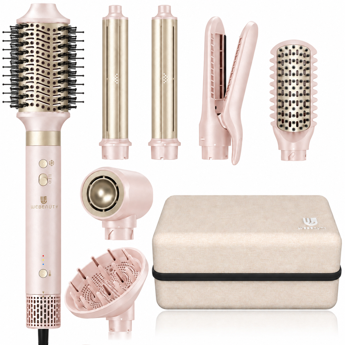 Webeauty Hype Air Styler – Hot Air Brush & Volumizing Dryer (Dual Voltage)