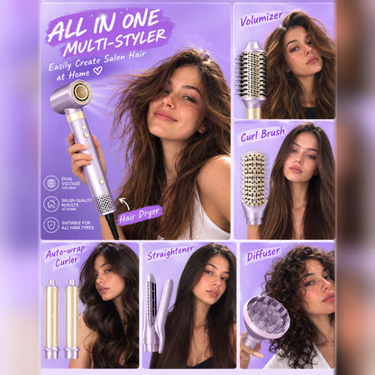 Webeauty Hype Air Styler – Hot Air Brush &amp; Volumizing Dryer (Dual Voltage)