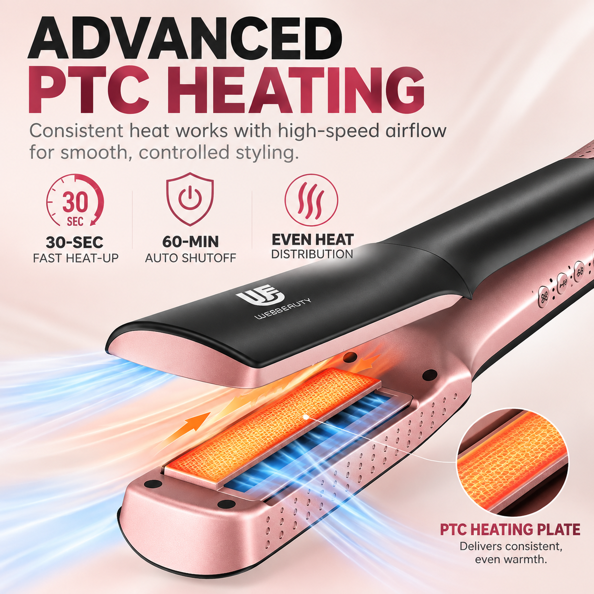 AirStraight 2-in-1 Wet-to-Dry Hair Straightener & Dryer