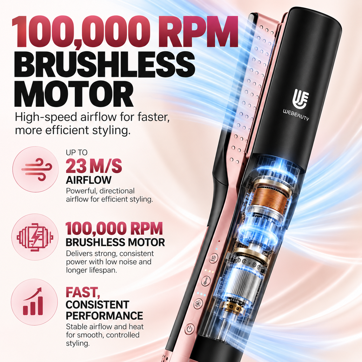 AirStraight 2-in-1 Wet-to-Dry Hair Straightener & Dryer