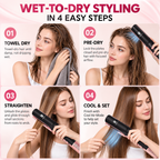 AirStraight 2-in-1 Wet-to-Dry Hair Straightener & Dryer