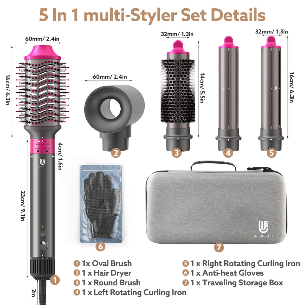 Webeauty Hype Air 5 – Hair Dryer Brush & Volumizer