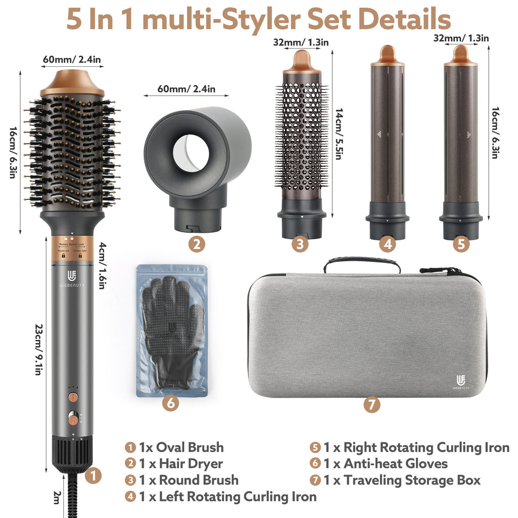 Webeauty Hype Air 5 – Hair Dryer Brush & Volumizer
