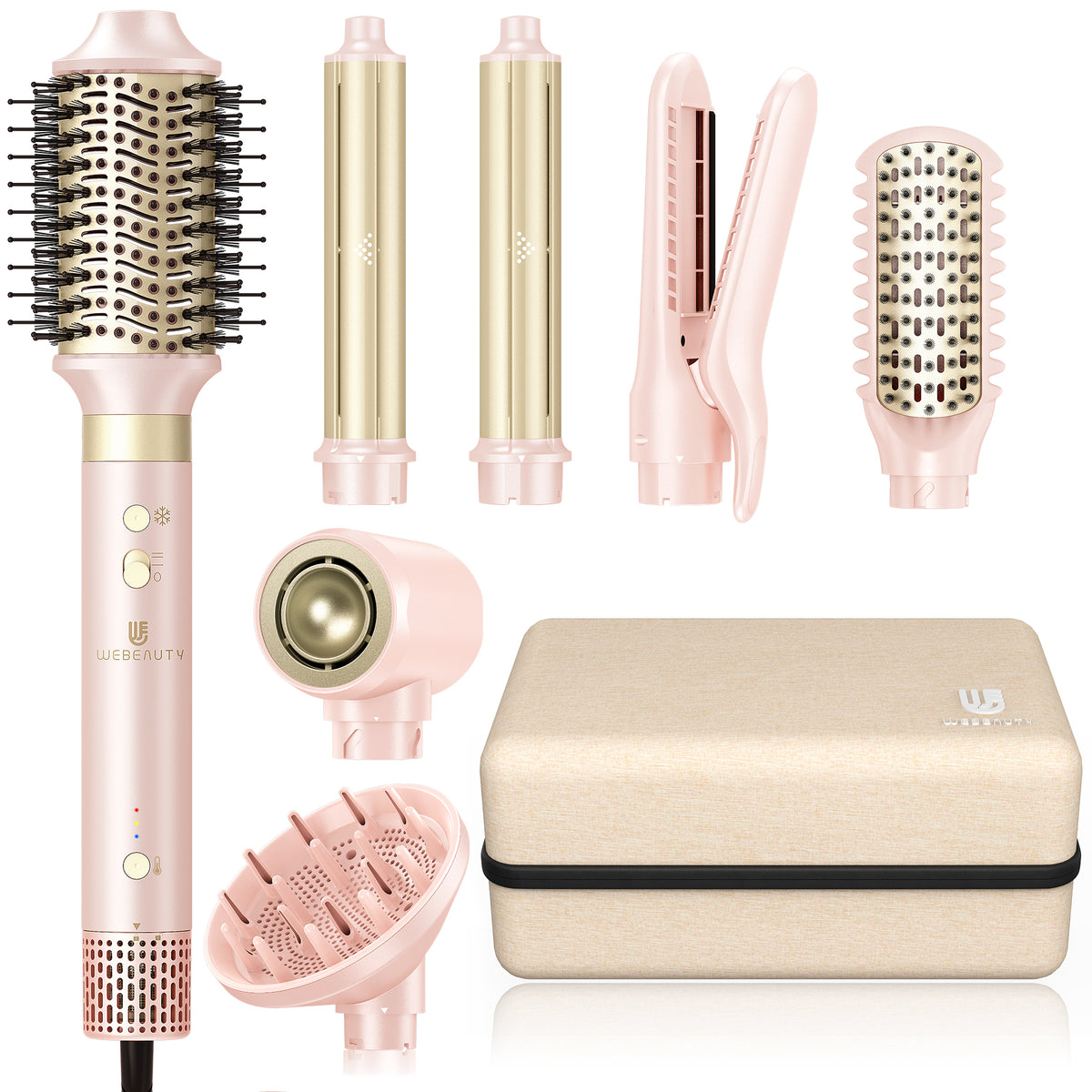 Webeauty Hype Air Styler – Hot Air Brush & Volumizing Dryer (Dual Voltage)