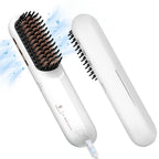 Webeauty cordless straightening brush in white