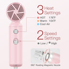 Mini secador de pelo Webeauty (rosa)