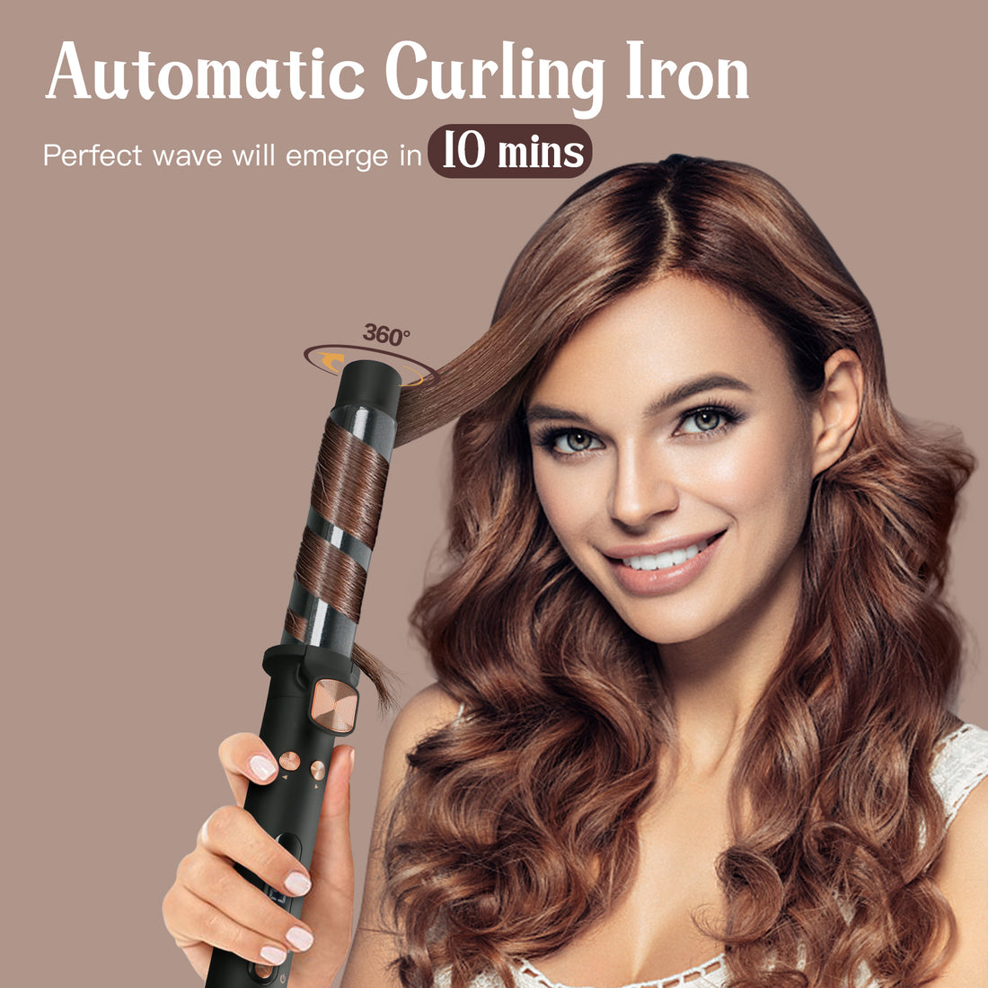 Wechip Self-Rotating Curling Iron