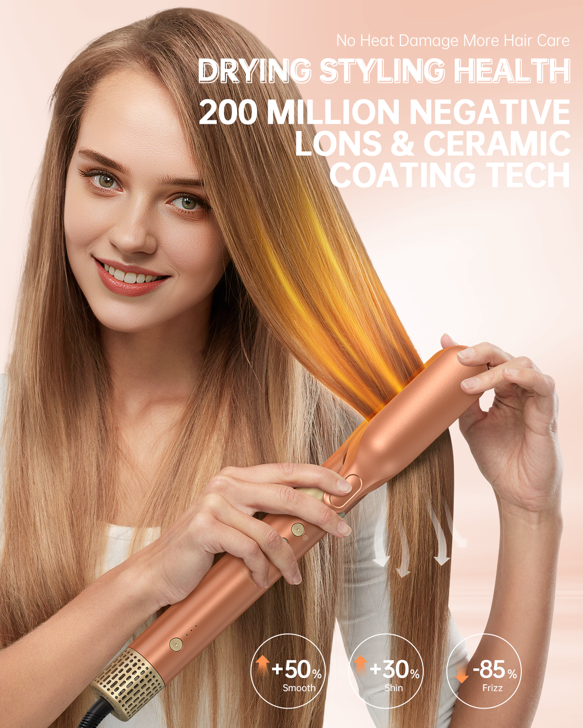 [Dual Voltage] webeauty 6 in 1 Hot Air Styler