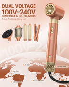 Webeauty Hype Air 6 – Dual Voltage Hair Dryer Brush, Travel Styler