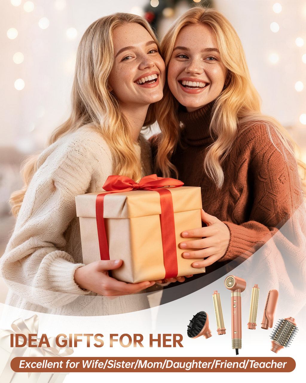 Webeauty Hype Air 6 – Dual Voltage Hair Dryer Brush, Travel Styler