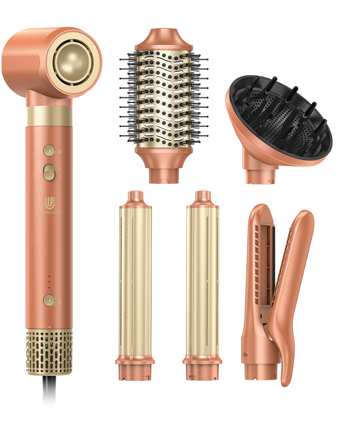 [Dual Voltage] webeauty 6 in 1 Hot Air Styler