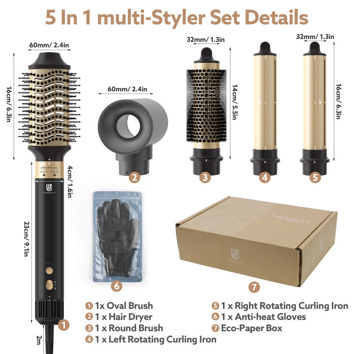 Webeauty Hype Air 5 – Hair Dryer Brush & Volumizer