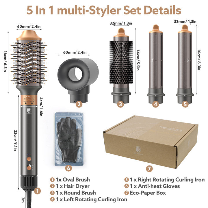Webeauty Hype Air 5 – Hair Dryer Brush & Volumizer